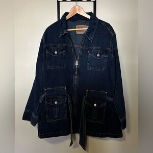 Levi Vintage Long Denim Jacket Size 2X